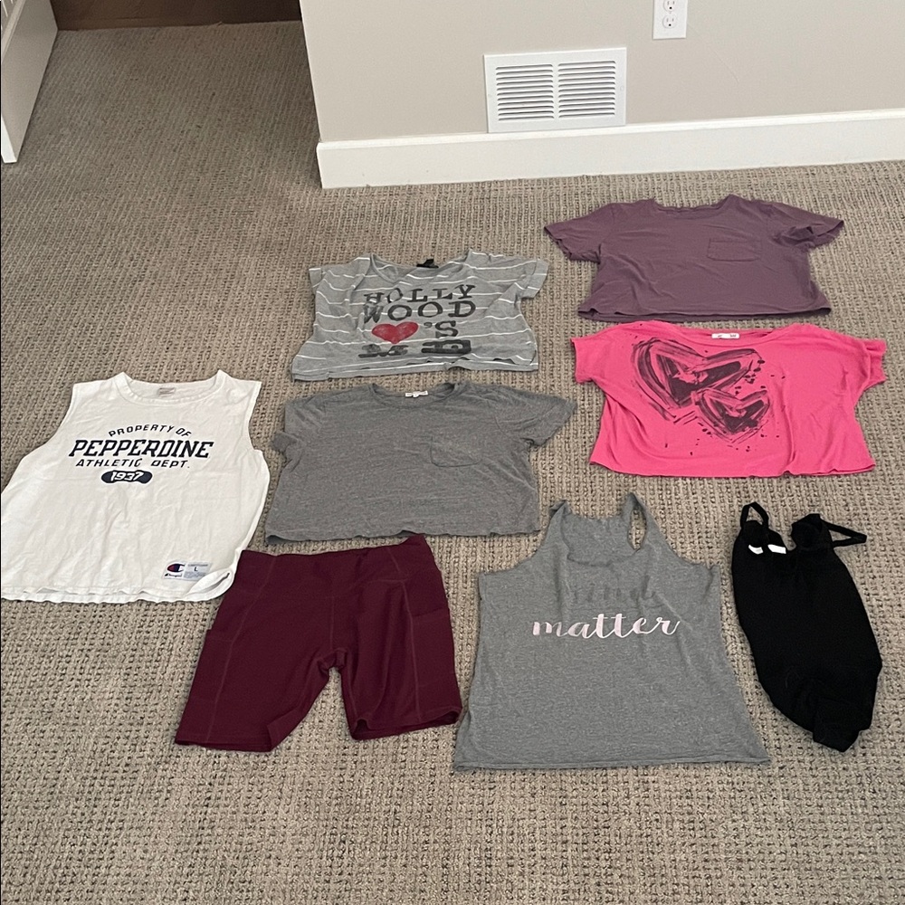 Size Large - Assorted Women's Tops and Bottoms
